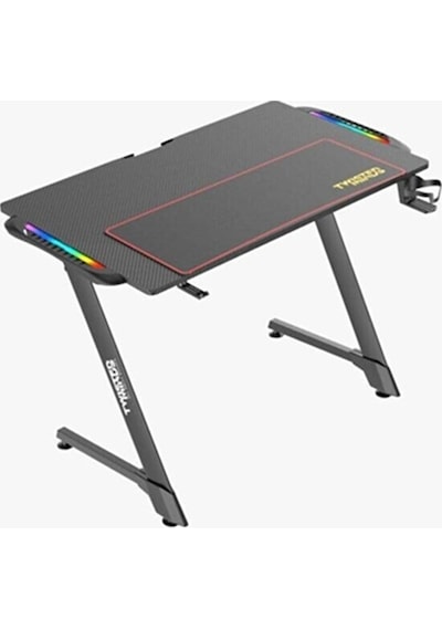 Twisted Minds Z Design TM-Z-1060-RGB Karbon Fiber RGB Oyuncu Masası Siyah