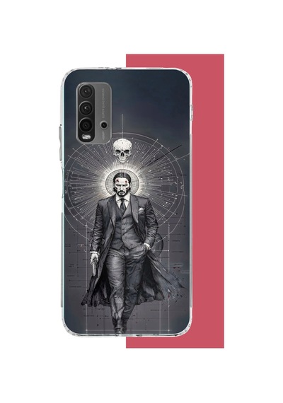 Redmi 9t-poco M3 Uyumlu Baba Yaga Baskılı Silikon Kılıf Renkli