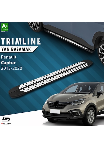 S-dizayn Renault Captur Trimline Gri Yan Basamak 179 Cm 2013-2020