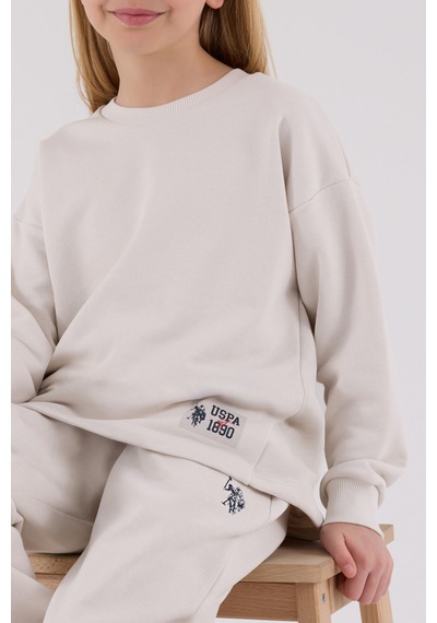 U.S. Polo Assn. U.s. Polo Assn Kız Çocuk Beyaz Eşofman Takımı 5274-48812 Beyaz