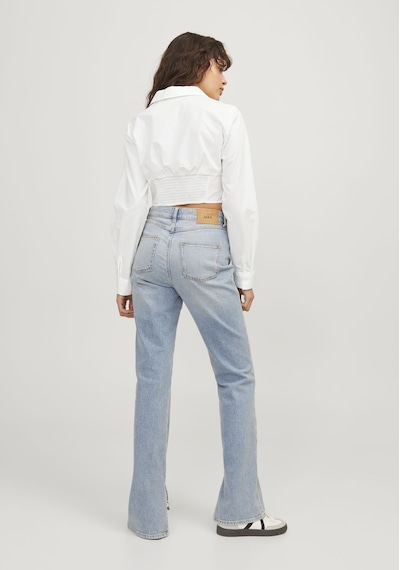 Jack & Jones Kadin Uzun Kollu Gömlek Korse - Annie 12253309 Blanc De Blanc Beyaz