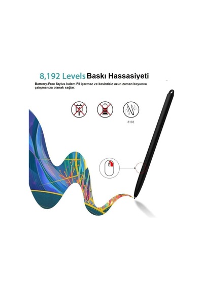 Star G960s 12.5x8.25 Inç Grafik Tablet 8192 Basınç 4 Tuşlu
