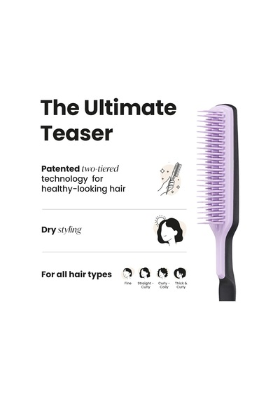 The Ultimate Volumizer Hacim Veren Lila Saç & Topuz Fırçası-tarak