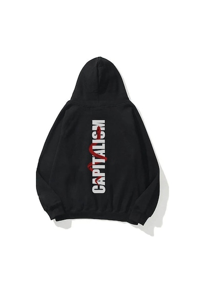 Startmore Unisex Capitalism Sweatshirt Siyah Siyah