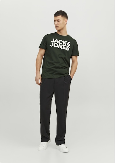 Jack & Jones Bisiklet Yaka Logo Baskili Tisört Corplogo 12151955 Mountain View Jack & Jones Bisiklet Yaka Logo Baskili Tisört Corplogo 12151955 Mountain View