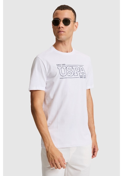 U.S. Polo Assn. U.s. Polo Assn. Erkek T-shirt Pu-9667 Beyaz