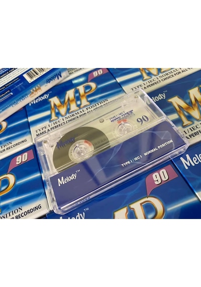 Melody Boş Kaset 90lık - Mp Ses Kayıt Kaseti - Teyp Kaseti