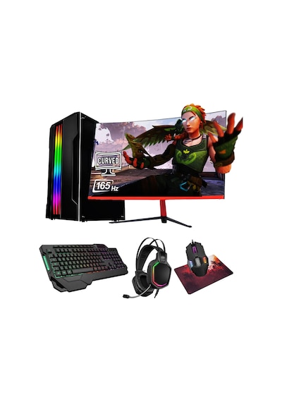 Ramtech Current V20 i5-12400F 32 GB 960 GB SSD RTX3050 8 GB 23.6" Dos Masaüstü Oyuncu Bilgisayarı