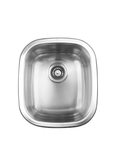 Un 345 Tek Hazneli Tezgah Altı 40x34.5 Cm Paslanmaz Çelik Mutfak Eviyesi İnox