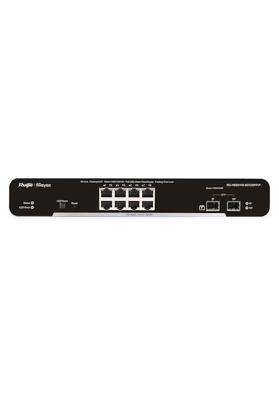 Ruıjıe Reyee Rg-nbs3100-8gt2sfp-p-v2, 8 Port, Gigabit, 8port Poe, 125w, 2port Sfp, L2 Yönetilebilir