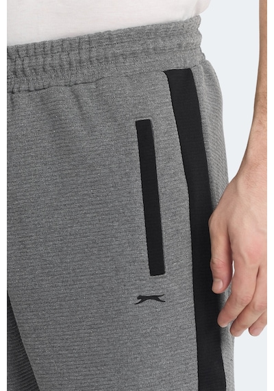 Slazenger Nando 2 Li Set Erkek Siyah - Koyu Gri Şort