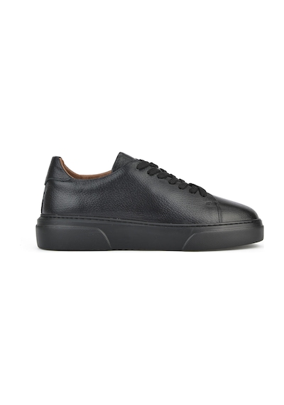 Ziya, Erkek Hakiki Deri Sneaker 151423z511 Siyah 151423z511 000 Siyah