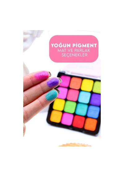 16'lı Yaz Far Paleti - 2'li Set Pembe