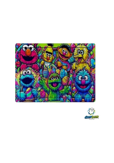 Ghostbastır Design Susam Sokağı 99 Parça Ayaklı Puzzle Dekoratif Çocuk Yapbozu 0198