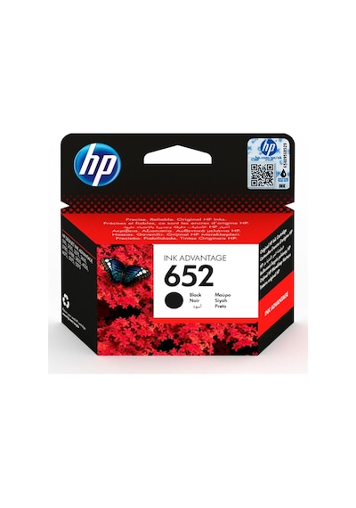 Hp 652 Siyah Mürekkep Kartuşu F6v25ae Diğer