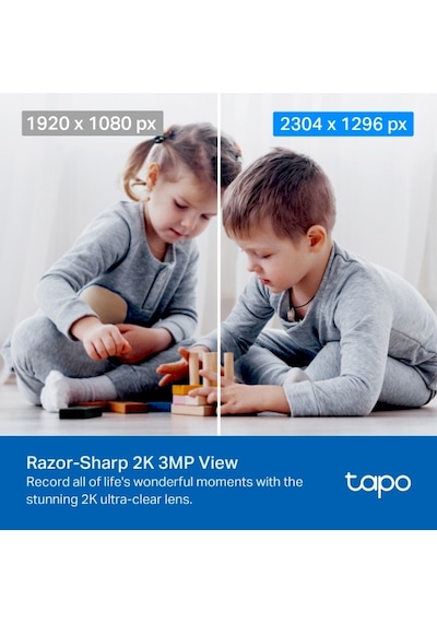Tp-lınk 3mp Tapo C210 Akıllı Güvenlik Bebek Kamerası Wlan Kablosuz