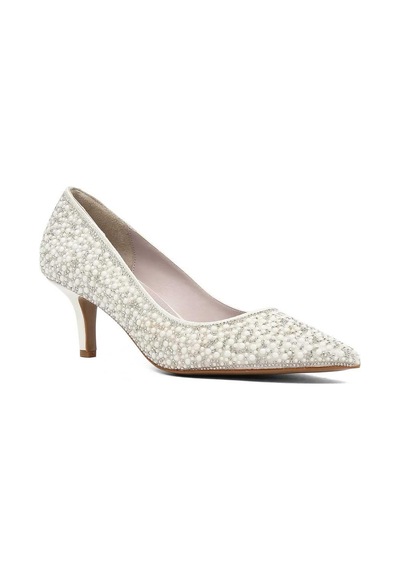 Kadın Sedef Taşlı İnce Topuklu Stiletto