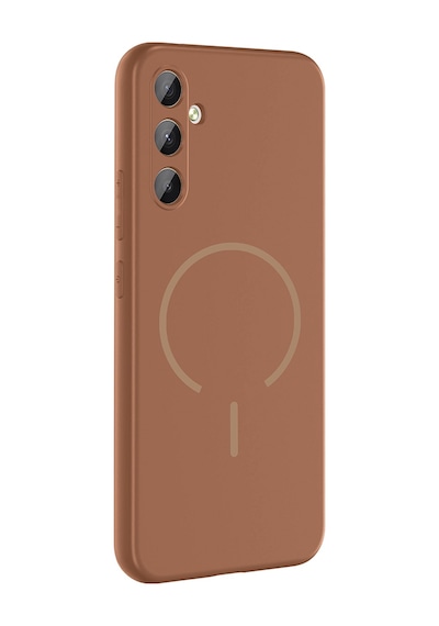 Thegencoo Samsung Uyumlu Galaxy A24 Kılıf M-safe Şarj Özellikli Tgco Meta Kapak - Siyah