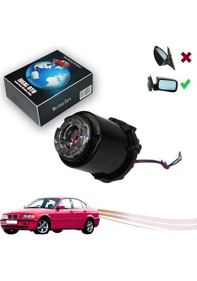 Bmw 3 E46, X5 E53 İçin Sol Veya Sağ Yana Katlanır Ayna Motoru E5v23