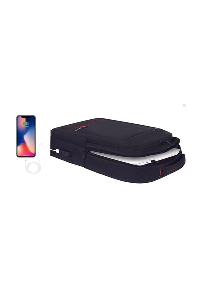 Mack Mcc-007 17.3" Office Usb Girişli Notebook Sırt Çantası Siyah Dahili Usb Şarj Portu