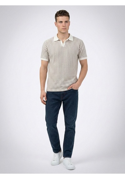 Regular Fit Erkek Polo K.kol Bej