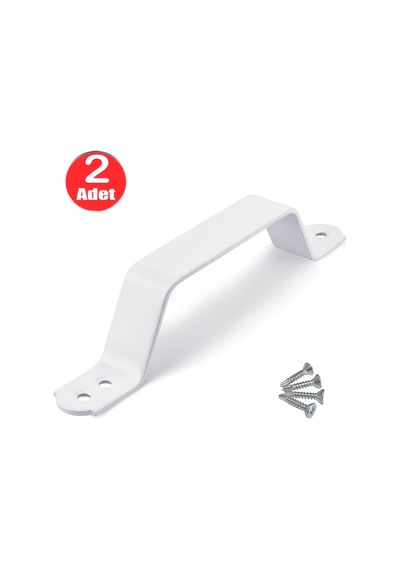 Sürme Kapı Çekme Kulbu 17cm Metal El Tutamağı Tutma Kolu Tutunma Barı Kulp -2 Adet