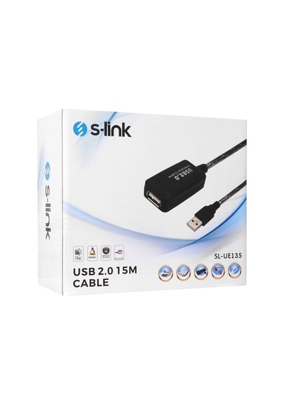 S-lınk Sl-ue135, Güçlendirilmiş Usb Uzatma Kablosu 15 Metre