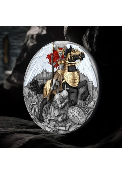 Agakulche Savaşçı Kızıl Valkyrie Gümüş Sikke Coin
