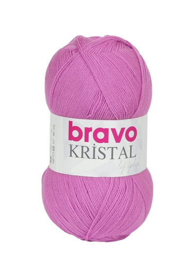 Kristal 5 Adet 100 Gram 5 Yumak Renk Kodu :590 Gül Kurusu %100 Akrilik