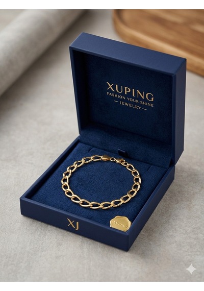 Xuping Gold Vip Seri Doç Zincir Kadın Bileklik Altın - Çelik
