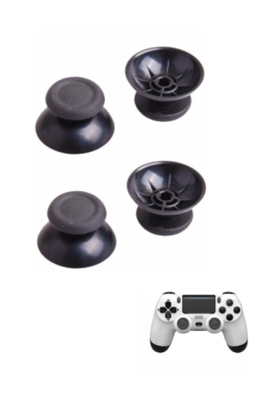 Ps4 V1 V2 Tüm Kollar İle Uyumlu Analog Topuz Başlık Gri Renk 4 Ad