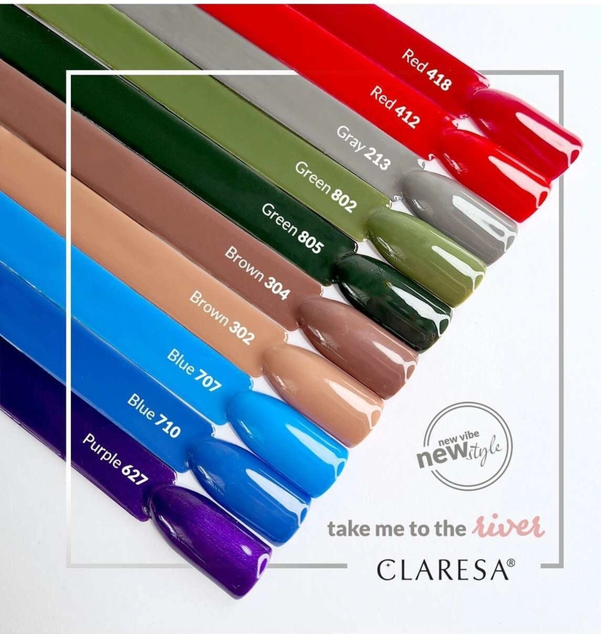 Claresa Kalıcı Oje Green Koyu Orman Yeşil 805 5gr