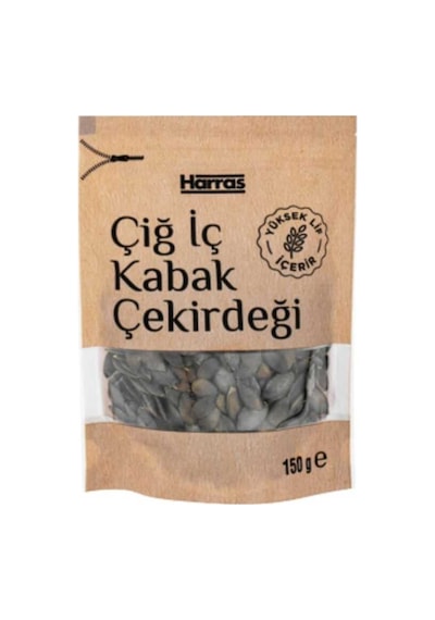 Çiğ İç Kabak Çekirdeği 4'lü Yüksek Lifli Sağlıklı Atıştırmalık 4 X 150 Gr