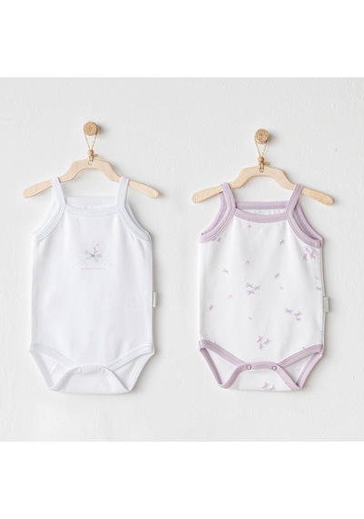 AndyWawa Kız Bebek Body 2 Parça Body Magical Butterfly Ac25579 Beyaz