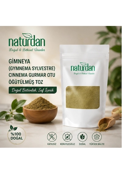 Gimneya Gymnema Sylvestre Cinnema Gurmar Otu Öğütülmüş Toz - 50 Gr