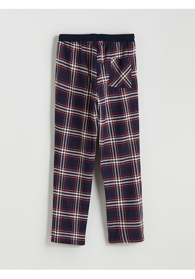 LC Waikiki Lc Waıkıkı Lacivert Kalın Ekose Erkek Pijama Alt