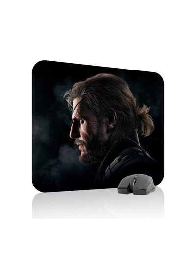 Metal Gear Solid Kaymaz Dikişli Kauçuk Oyuncu Mousepad V2 - 48x40 Xl Gaming Mouse Pad Fare Altlığı