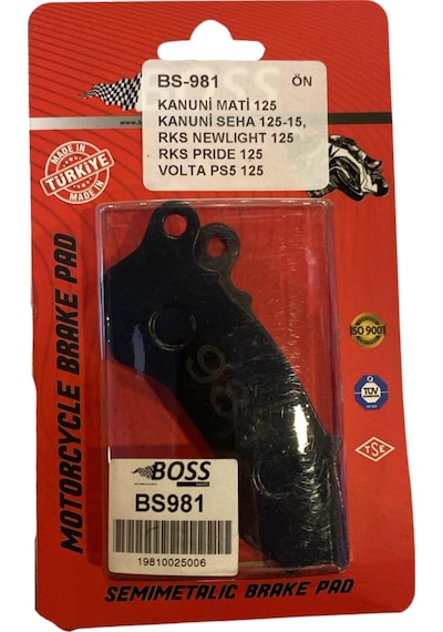 Rks Newlight 125 Ön Fren Balatası Bs-981