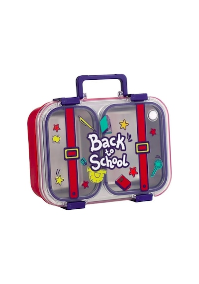 Vagonlife Beslenme Kutusu Lunch Box Paslanmaz Çelik 700 Ml Kırmızı
