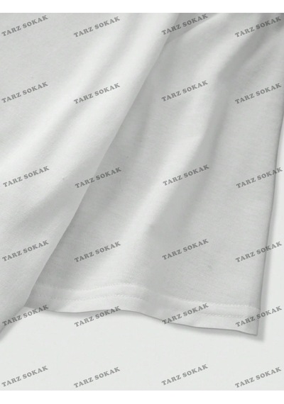 Startmore Unisex Bay Tişört Kod-1408 Beyaz