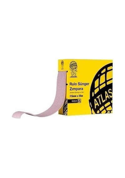 Rulo Sünger Zımpara 115 Mm X 25 M 220 Kalite İle