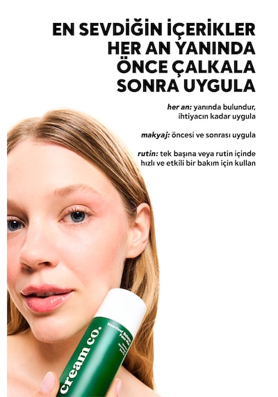 Cream Co. Heartleaf Balance Akne Karşıtı Gözenek Sıkılaştırıcı Yüz Spreyi 50 ML