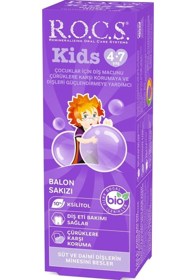 .kids Diş Macunu 4-7 Yaş 35 Ml Sakız - Özel Seri 356126-00006 R325
