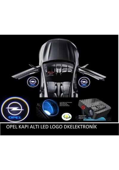 Opel Kapı Altı Logo Lamba Pilli Sensörlü Kolay Montaj