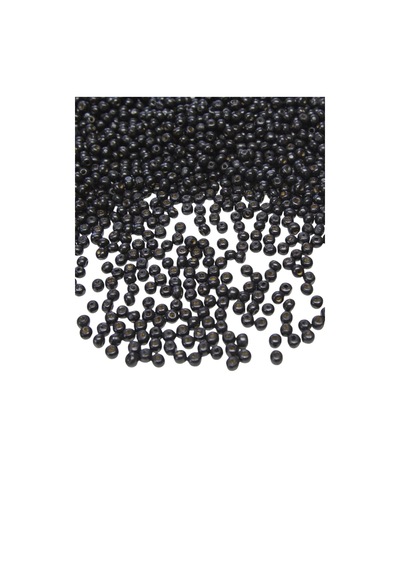 5 Mm Siyah Ahşap Boncuk 45 Gr