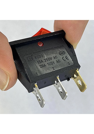 Ic-113 Dar Işıklı Anahtar On-off 3p
