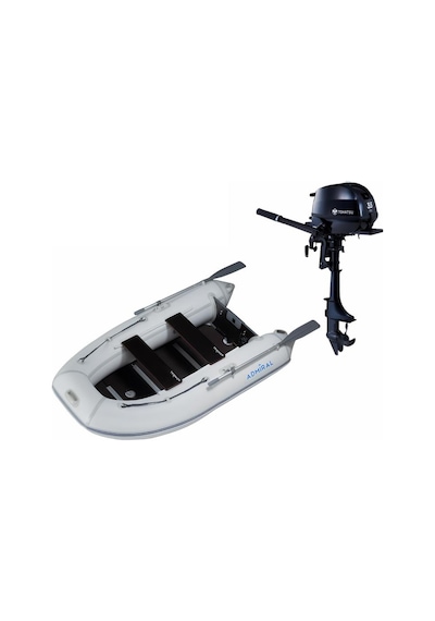 Admiral 250cm Katlanır Ahşap Tabanlı Bot + Tohatsu Mfs3.5 Bs Deniz Motoru