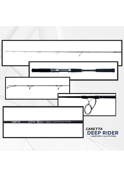 Caretta Deep Rider Jig Kamış 1.80m 60-300g 1 Adet