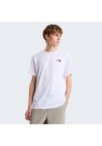 The North Face M Vertical Regular Short Sleeve Tee-grap Erkek T-shirt-32613 Beyaz