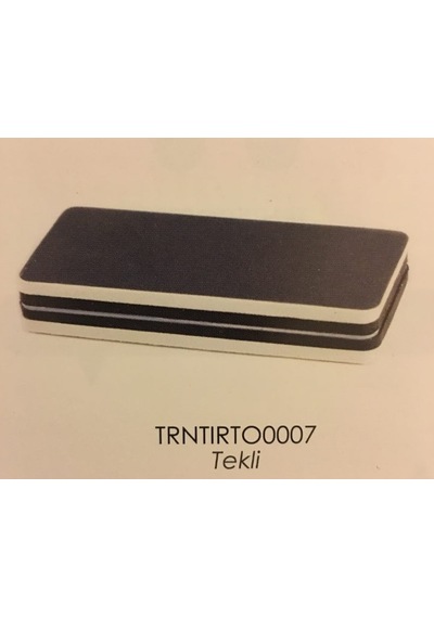 Trina TRNTIRTO0007 Tırnak Parlatma Tamponu Beyaz - Siyah